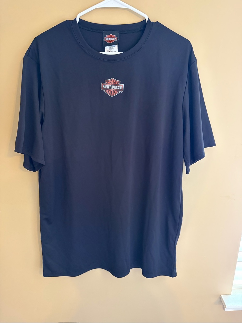 Harley-Davidson Black Performance Logo T-Shirt Large Bikercore Gorpcore NWOT